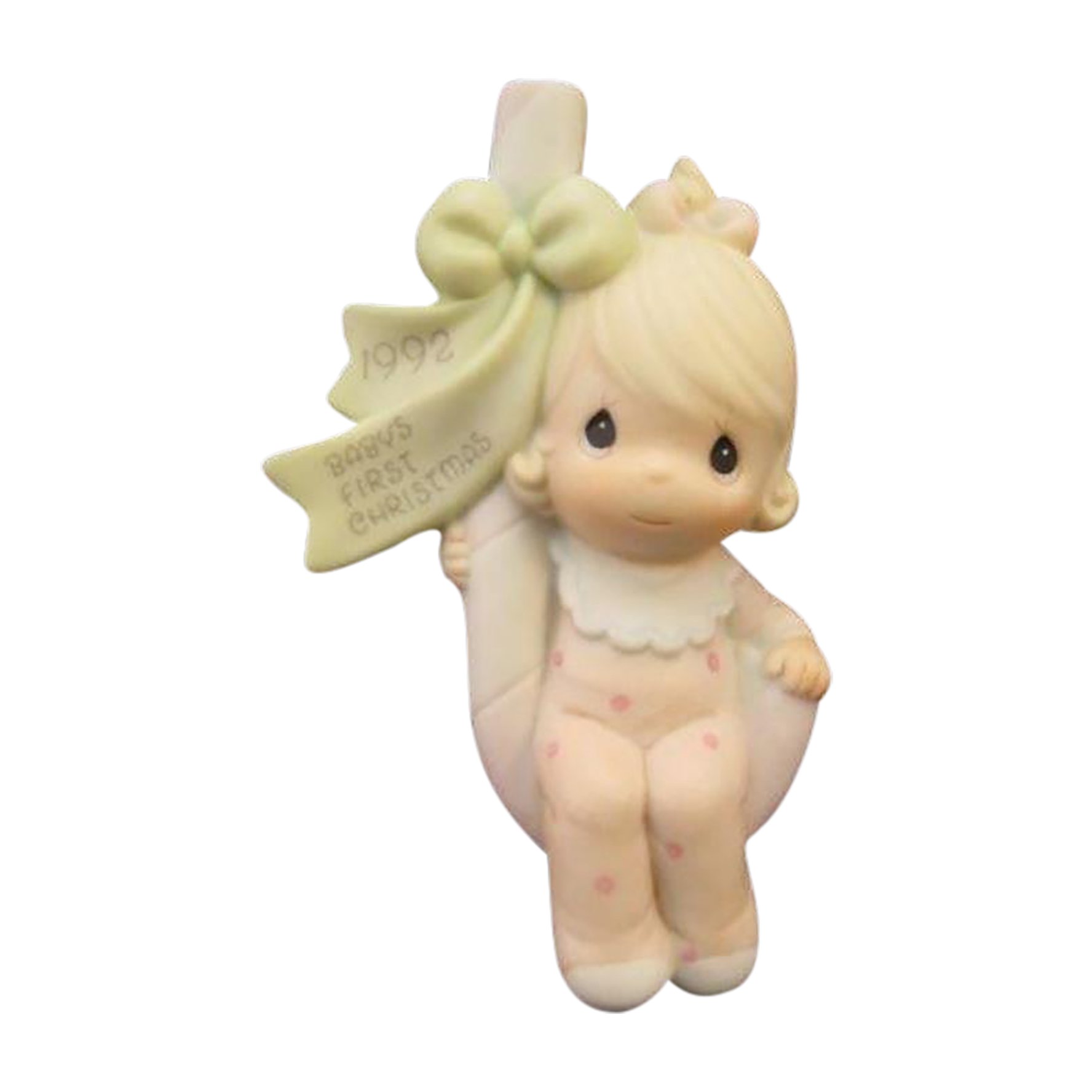 Precious Moments Ornament: 527475 Baby's First Christmas (3.5") Girl