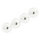 thumbnail image 2 of Inteprter Paquete de 4 ruedas para muebles, ruedas autoadhesivas de acero inoxidable, caja de almacenamiento, cubo de basura, polea adhesiva, Mini rodillo Type11 NO11 Inteprter HA063447-04B, 2 of 6