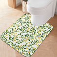 thumbnail image 2 of Yayeee Bath Rug for Bathroom Floor Non Slip Rectangle Fluffy Soft Absorbent Mat, 16"x24", Olive Leaf, 2 of 7