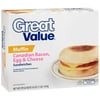 Great Value Bacon, Egg & Cheese Muffin, 16 Oz.