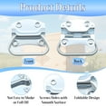 thumbnail image 5 of WellMade 8 Pack Pull Ring Handles, Heavy Duty Metal Industrial Equipment Box Pull Handle Ring Handle Hardware, 3-1/2 inch Chest Handles for Cabinet Toolbox, 5 of 7