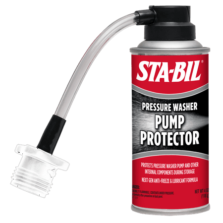 STA-BIL Pump Protector - Protects Pressure Washer Pumps, Anti-Freeze & Lubricant, 4 Ounces (22007)