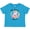 Turquoise, variant on Inktastic Baby Flamingo My Grammy Loves Me with Flower Wreath Boys or Girls Baby T-Shirt