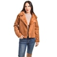 thumbnail image 2 of Chamarra de gamuza Juvenil Roman Fashion 24069 cafe CH, 2 of 5