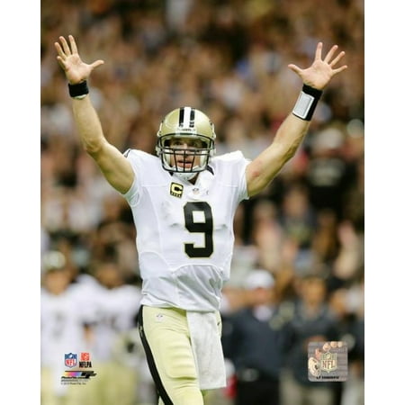 Brees Photograph - Drew Brees 2015 Action Photo Print