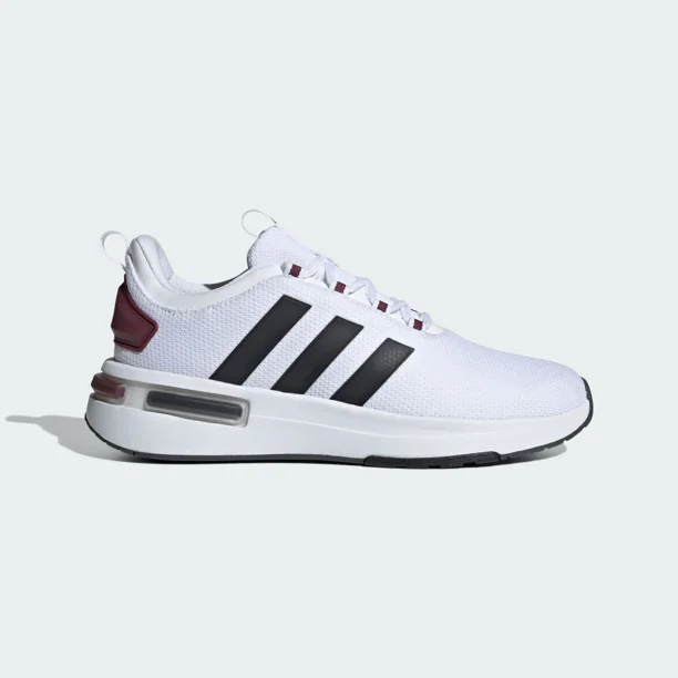 Tenis Adidas Racer TR23 Para Hombre Deportivo Comodo Blanco/Tinto