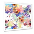 thumbnail image 2 of Designart 'Abstract Bouquet Floral Botanical Flowers' Modern Framed Art Print, 2 of 4