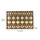 thumbnail image 3 of HWRETIE Glitter Christmas Ornaments Balls,Christmas Ball 24Pcs 6Cm Set Christmas Decorations Bright Matte Ball Pendant. Home Doecor, 3 of 7