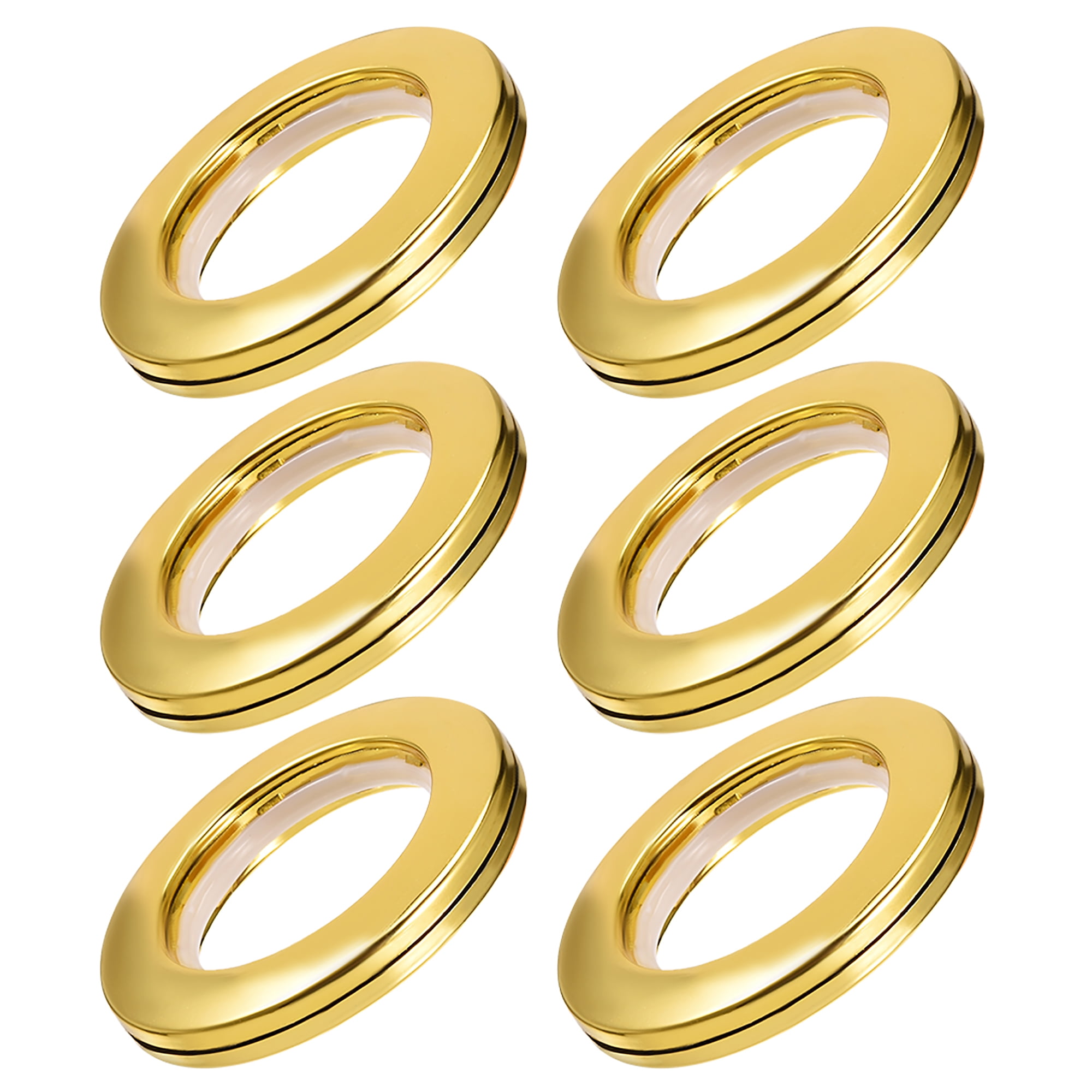 Curtain Grommets Plastic 1.5 Inch Inner Dia Gold Tone 6 Pcs Walmart