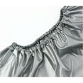 thumbnail image 3 of Advancent Fitness sudor Sauna traje pérdida de peso ejercicio gimnasio PVC pantalones calentador grasa quema chaqueta adelgazamiento culturismo Pescar Plata 3XL, 3 of 6