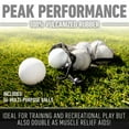 thumbnail image 3 of Franklin Sports Lacrosse Balls - Official Size Lax Balls for Practice - Rubber 63mm Outdoor Lacrosse Balls - Great for Muscle Massage Therapy + Yoga - White 6 Pack, 3 of 11
