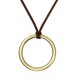 thumbnail image 2 of Cordón l collar del colgante la aleación de bronce s mujeres hombres Fernando Círculo colgante collar, 2 of 8