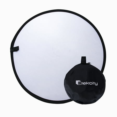 Etekcity Photography Reflector Video Studio Lighting Collapsible Round Diffuser Kit 24