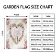 thumbnail image 7 of Wedding 12x18 Inch Waterproof Single Garden Flag - All Weather Outdoor Yard Decor, Lightweight Polyester for Porch Fence Mailbox 12*18IN, 7 of 7