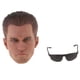thumbnail image 1 of Tholdsy 1/6 Male Handsome Head Sculpture Model Glasses for with Action Brown Figures Juguetes, 1 of 1