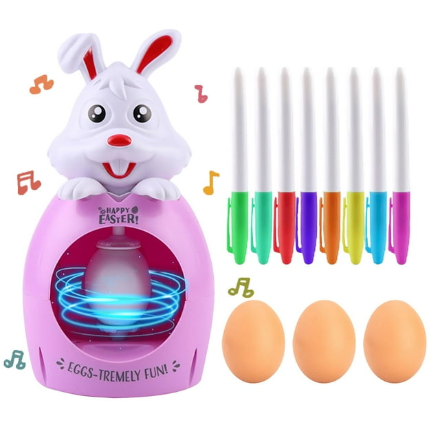 Easter Egg Decorator Kit, Diy Easter Egg Decorating Machine With Spinner Machine