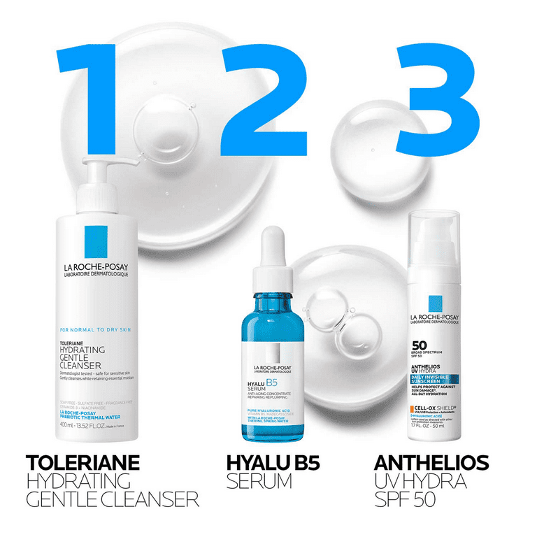Facial Serum, Hyalu B5 Serum 30ml×2本セット La Roche-Posay Hyaluronic Acid Face & Neck Hyalu B5 Serum 1.0 FL