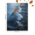 thumbnail image 3 of Ocean Wave Canvas Print, Wall Art for Living Room, Bedroom, Bathroom, Coastal Home, Nautical Theme, Office, 3 of 8