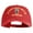 Red, variant on U.S. Army 86th Infantry Brigade Combat Team Embroidered Washed Solid Pigment Dyed Cotton Twill Brass Buckle Cap - Navy OSFM