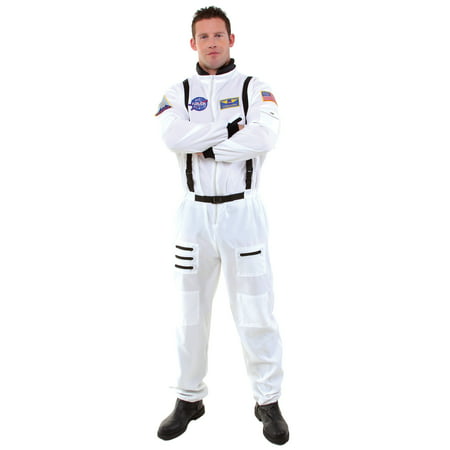 Astronaut Men's Adult Halloween Costume, One Size, (Up to