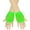 Green, variant on Women Coarse Net Elastic Soild Gloves Punk Half Finger Nightclub Carnival Party Gloves