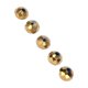 thumbnail image 3 of 70 piezas DIY cuentas de plástico simple exquisita joyería DIY cuentas para collar pulsera teléfono móvil cordón 0.315 in oro, 3 of 5