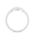 thumbnail image 2 of Rosec Jewels Heart Shaped Lab Diamond Engagement Ring for Women (EF-VS Quality Certified), 10K White Gold, US 6.00, 2 of 8