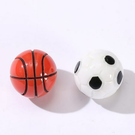 

NUOLUX 20pcs Sports Soccer Basketball Set Small House Outdoor Accessory Miniature Decor