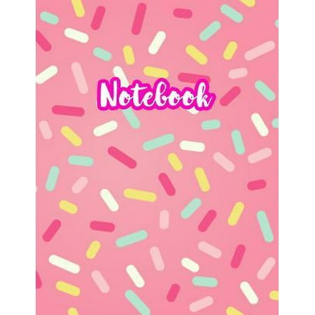 Notebook : Cute Blank Lined Journal Large 8.5 x 11 Matte Cover Design with Ruled White Paper Interior (Perfect for School Notes, Girls and Boys Diary, Kids Writing Composition, Planner, College Subject, Office Use) - Product Code N7
