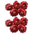 thumbnail image 2 of Happy date 10Pcs 4.5cm Artificial Flower Head Retro DIY Realistic Decorative Handcrafts Faux Rose Head Home Decor, 2 of 8