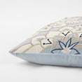 thumbnail image 4 of Rizzy Home Floral 20" x 20" Poly Filled Pillow with Cotton Cover-Blue, 4 of 5