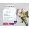 thumbnail image 4 of Inkdotpot Bridal Shower Games Advice For The Bride Set Of 50NatureMad Libs Game ActivityCards, 4 of 7
