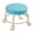 Blue, variant on Low Rolling Stool Small Round Swivel Caster Seat with Wheels, Portable Mini Mechanic Stool for Living Room Office, Compact Space Saving Shoe Stool for Home and Workshop Use, White