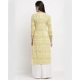 thumbnail image 2 of Rajnandini Women's Pure Cambric Cotton Jaipuri Printed Kurti (JOPLJPR85-5XL_Yellow_5XL), 2 of 5