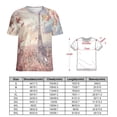 thumbnail image 2 of Blossoming Paris Eiffel Tower Women's T-Shirt Short Sleeve T Shirts Tops Tee Ladies Loose T, 2 of 6
