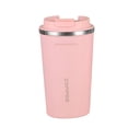 thumbnail image 1 of Tumbler aislado de vacío, taza de cofee de viaje, 510 ml de temperatura digital exhibición de tazas térmicas botella de para deportes Rosa, 1 of 8