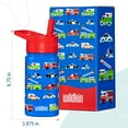 thumbnail image 4 of Wildkin Kids 14 oz Stainless Steel Water Bottle (Heroes), 4 of 8