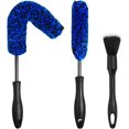 thumbnail image 1 of YSTIANN 3 - Piece Wheel & Tire Cleaning Brush Kit – Bendable Durable Car Detailing Brushes for Rims WJ85-415, 1 of 8