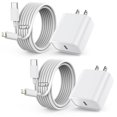 thumbnail image 1 of Cargador TrimDish Fast de 20 W, paquete de 2 unidades con conector USB-C a Lightning de 3 m, 1 of 7