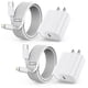 thumbnail image 1 of Cargador TrimDish Fast de 20 W, paquete de 2 unidades con conector USB-C a Lightning de 3 m, 1 of 7