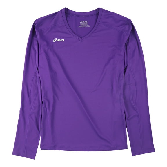 ASICS Womens Roll Shot Volleyball Jersey, Purple, XX-Large