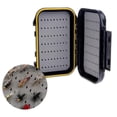 thumbnail image 2 of Estuche para pesca con mosca impermeable de doble cara para guardar moscas y ninfas secas., 2 of 8