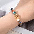 thumbnail image 4 of Z.LP Jewelry Solar System Beaded Bracelet with Zodiac Charm - Planetary Astronomy Bracelet for Space Lovers, 4 of 7