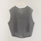 thumbnail image 3 of Chaleco de cachemira a la moda para mujer, suéter nuevo de otoño para mujer, ropa de punto de estilo coreano para mujer, prendas de vestir estéticas con cuello en V, prendas de vestir beige elegantes, 3 of 5