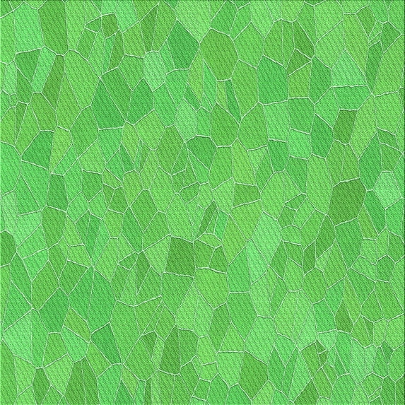 Ahgly Company Machine Washable Indoor Square Transitional Neon Green Area Rugs, 6' Square