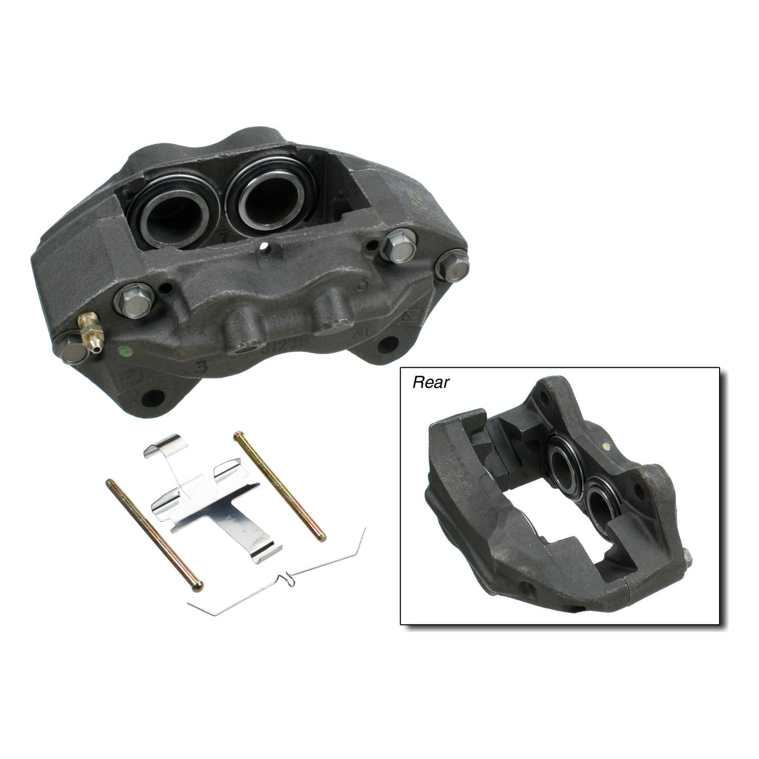 Frt Left Rebuilt Brake Caliper With Hardware Cardone Industries 18-4013