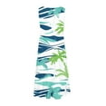thumbnail image 4 of Hrsba Summer Dresses for Women,Sleeveless Crew Neck Tropical Print Ruffled Tiered Dress for Beach Activities, 4 of 5