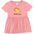 thumbnail image 3 of Inktastic I Love My Papi Childs Girls Baby Dress, 3 of 5