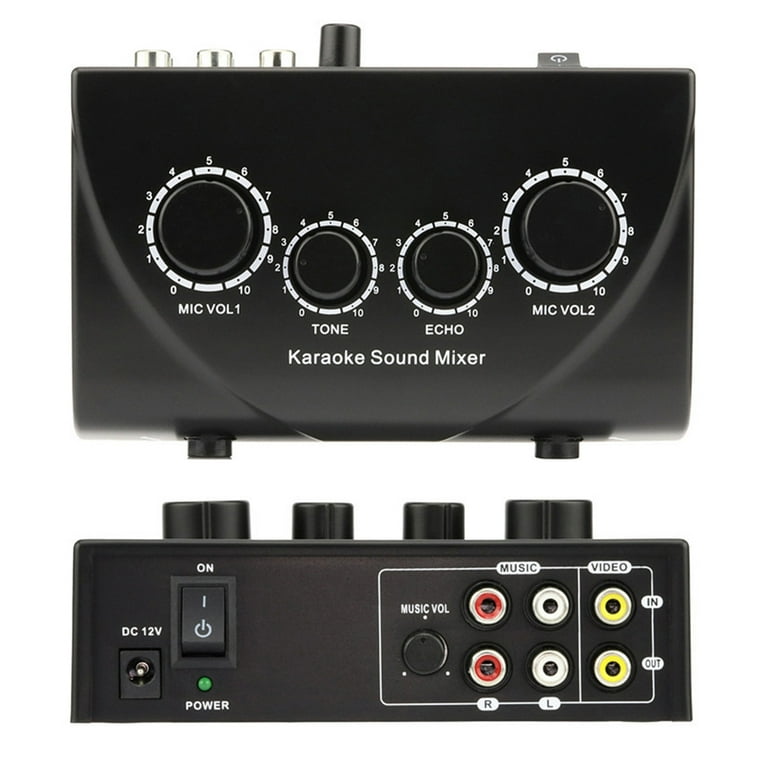 Pro Portable Mini Digital Audio Sound Karaoke Echo Mixer System Machine