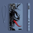 thumbnail image 1 of Funda de teléfono Marvel Venom para Apple iPhone 14 13 12 mini 11 Pro Max 8 7 Plus Funda de cuerda líquida para la parte trasera Fivean unisex, 1 of 2